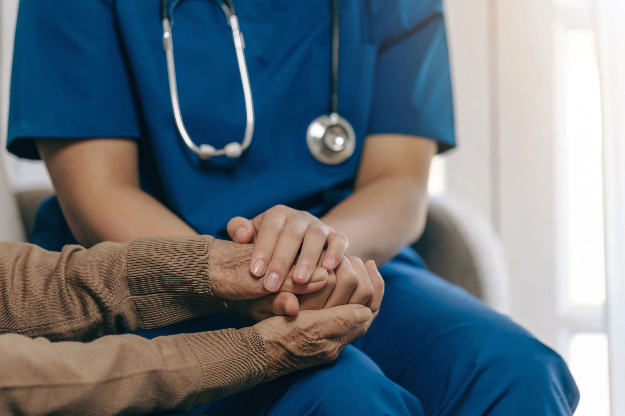 caring hospice care family support comfort healthcare