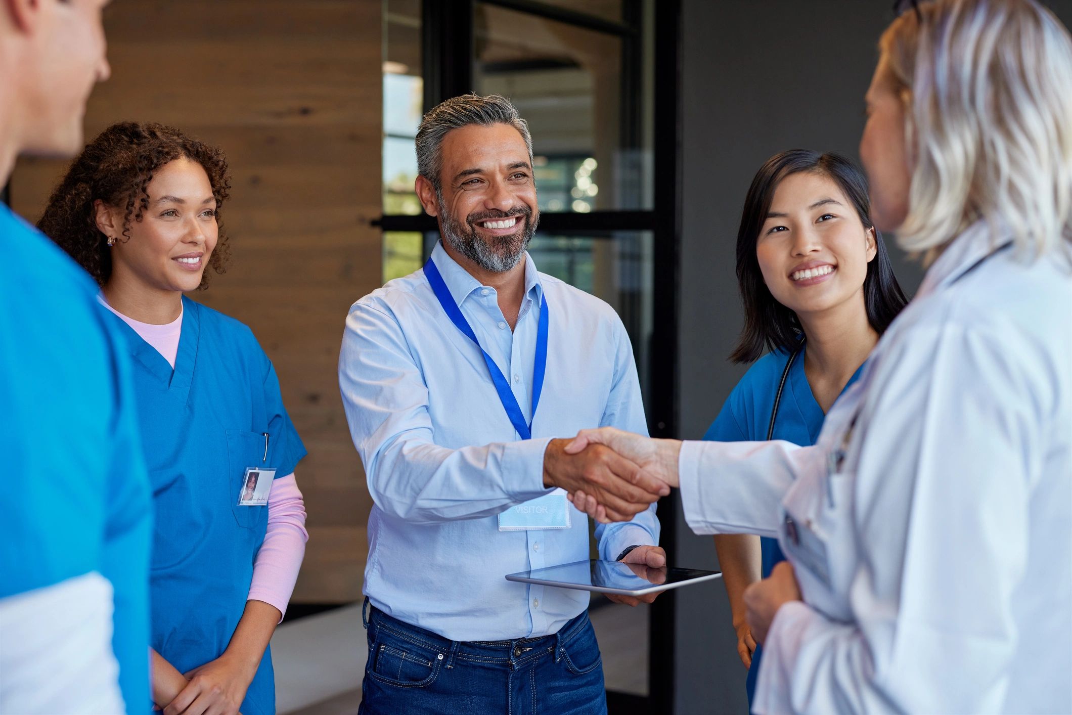 diverse healthcare team
